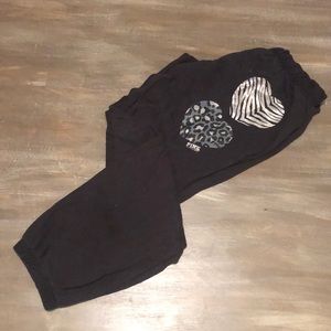 Victoria’s Secret Pink Black Sweatpants Joggers SM